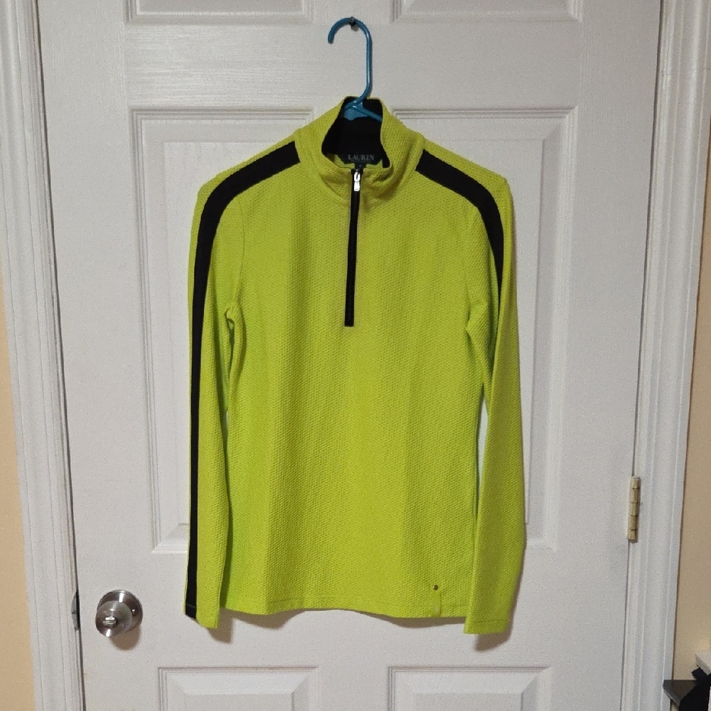 Womens Ralph Lauren Active Lime Green Sweater